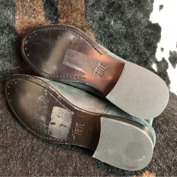 Frye Cara Roper Short Boots Nubuck Leather Sz 7B - Picture 6 of 11